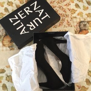 naturalizer michelle pumps black suede